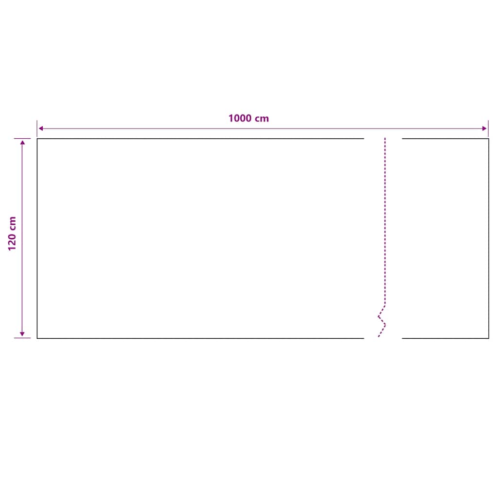 vidaXL Δίχτυ Σκίασης Μαύρο 1,2 x 10 μ. από HDPE 195 γρ./μ²