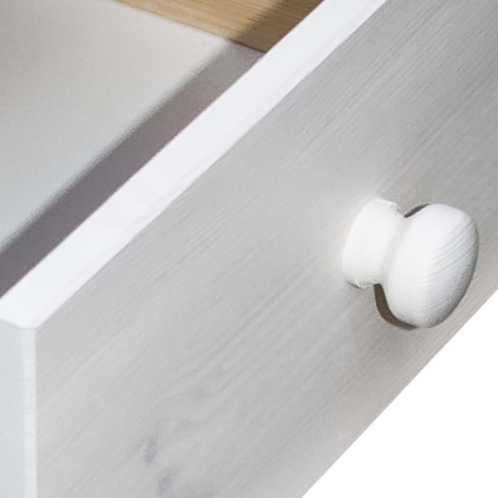 vidaXL Κομοδίνο 41 x 30 x 42 εκ. από Μασίφ Ξύλο Πεύκου