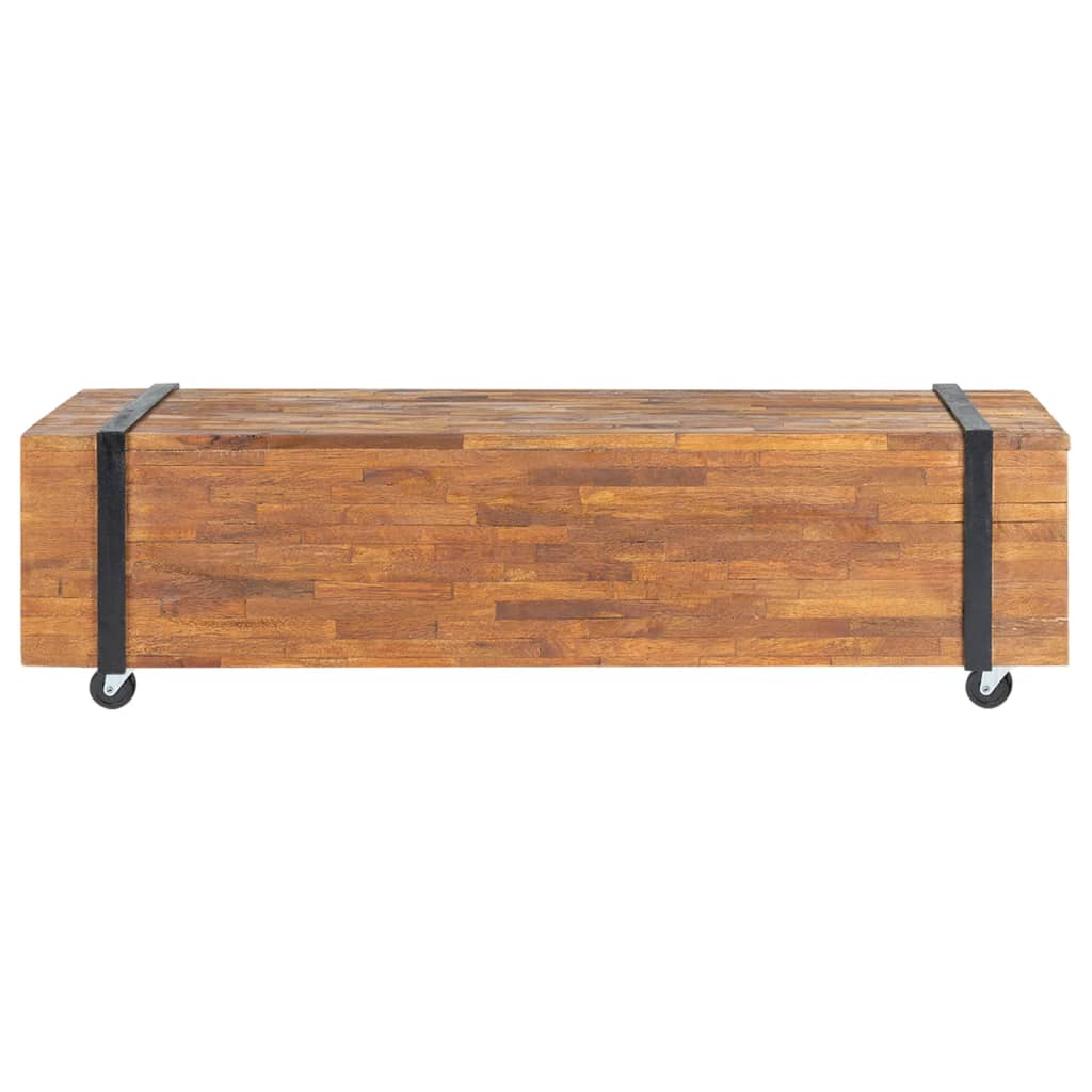 vidaXL Έπιπλο Τηλεόρασης 110 x 30 x 32,5 εκ. από Μασίφ Ξύλο Teak