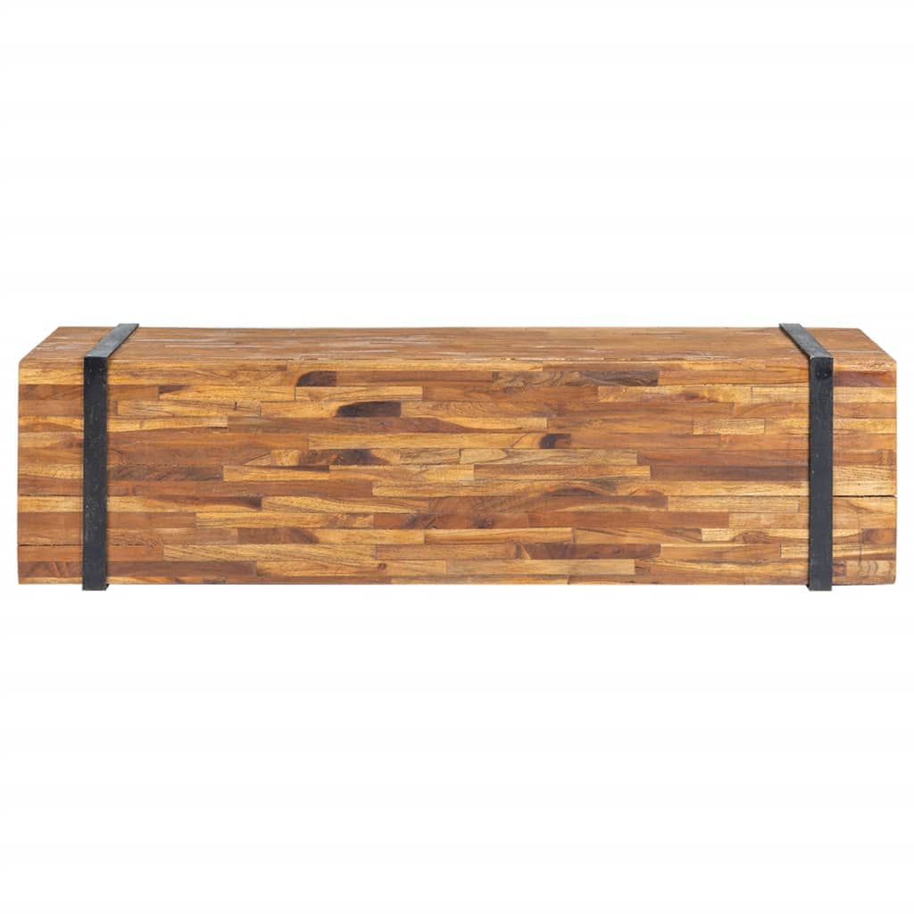 vidaXL Έπιπλο Τηλεόρασης 110 x 30 x 32,5 εκ. από Μασίφ Ξύλο Teak