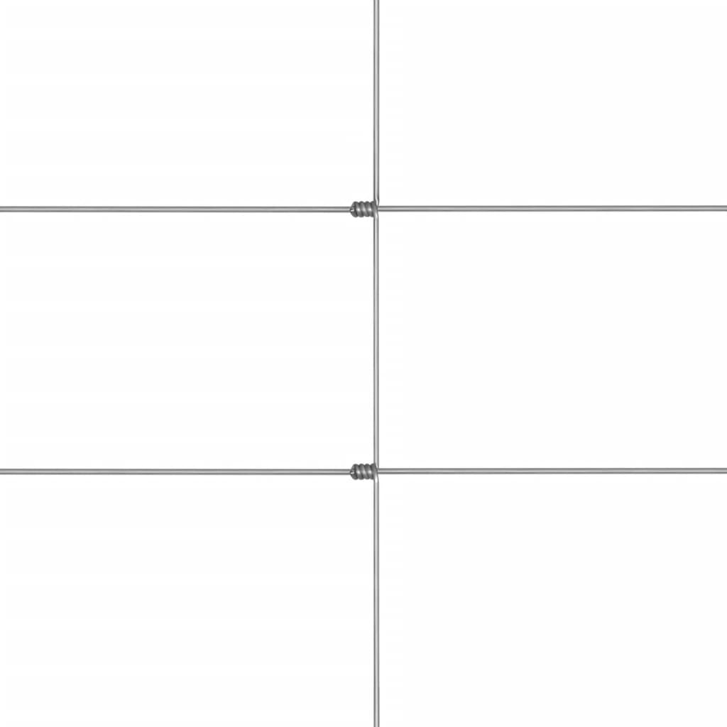 vidaXL Συρματόπλεγμα Περίφραξης Ασημί 50 x 1,25 μ. Γαλβανισμένο Ατσάλι