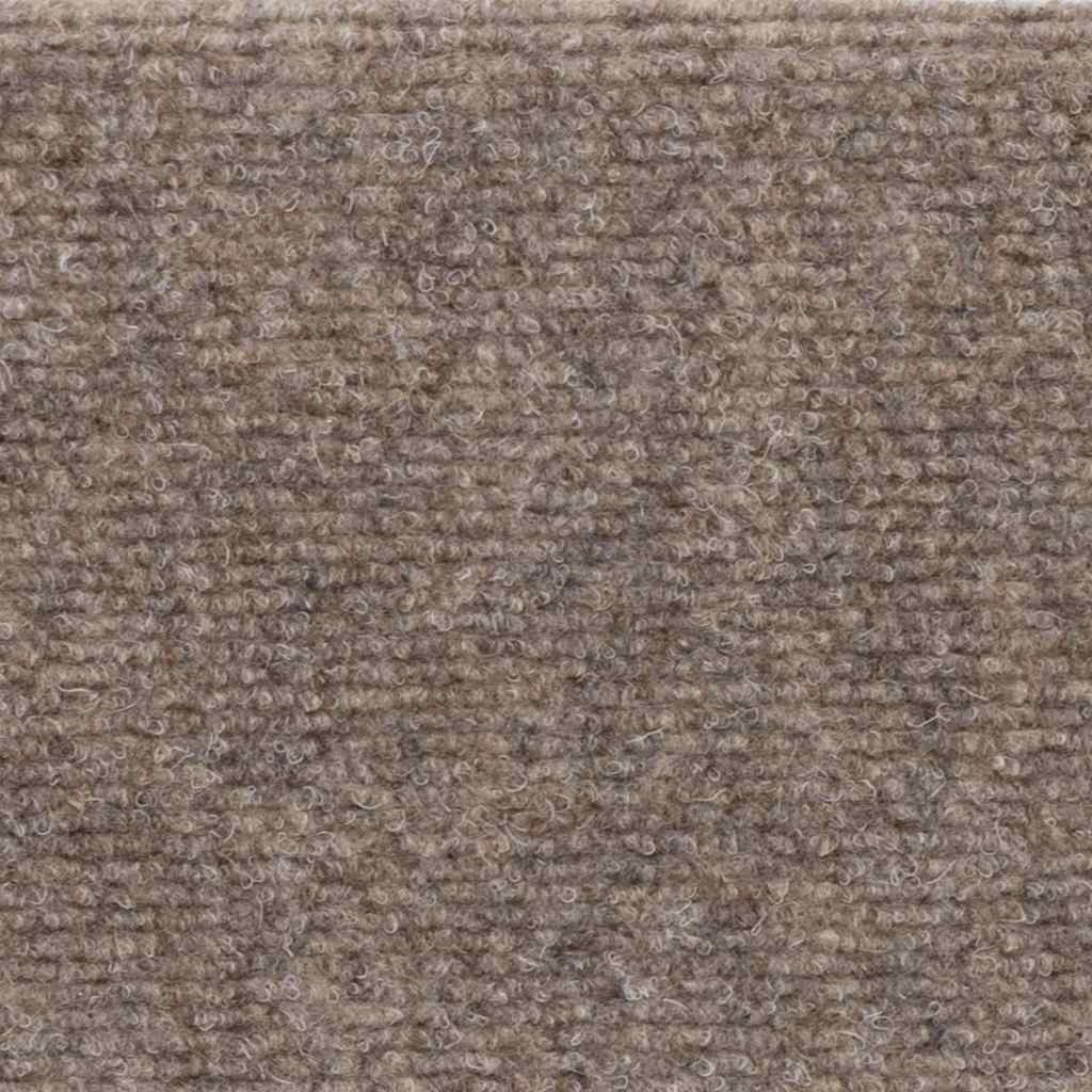 vidaXL Πατάκια Σκάλας Αυτοκόλλητα 10 τεμ. μπεζ 56x17x3 εκ Βελονιασμένα