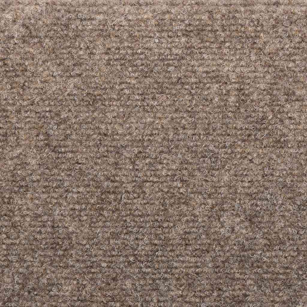 vidaXL Πατάκια Σκάλας Αυτοκόλ. 5 τεμ. Κρεμ 65x21x4 εκ. Βελονιασμένα