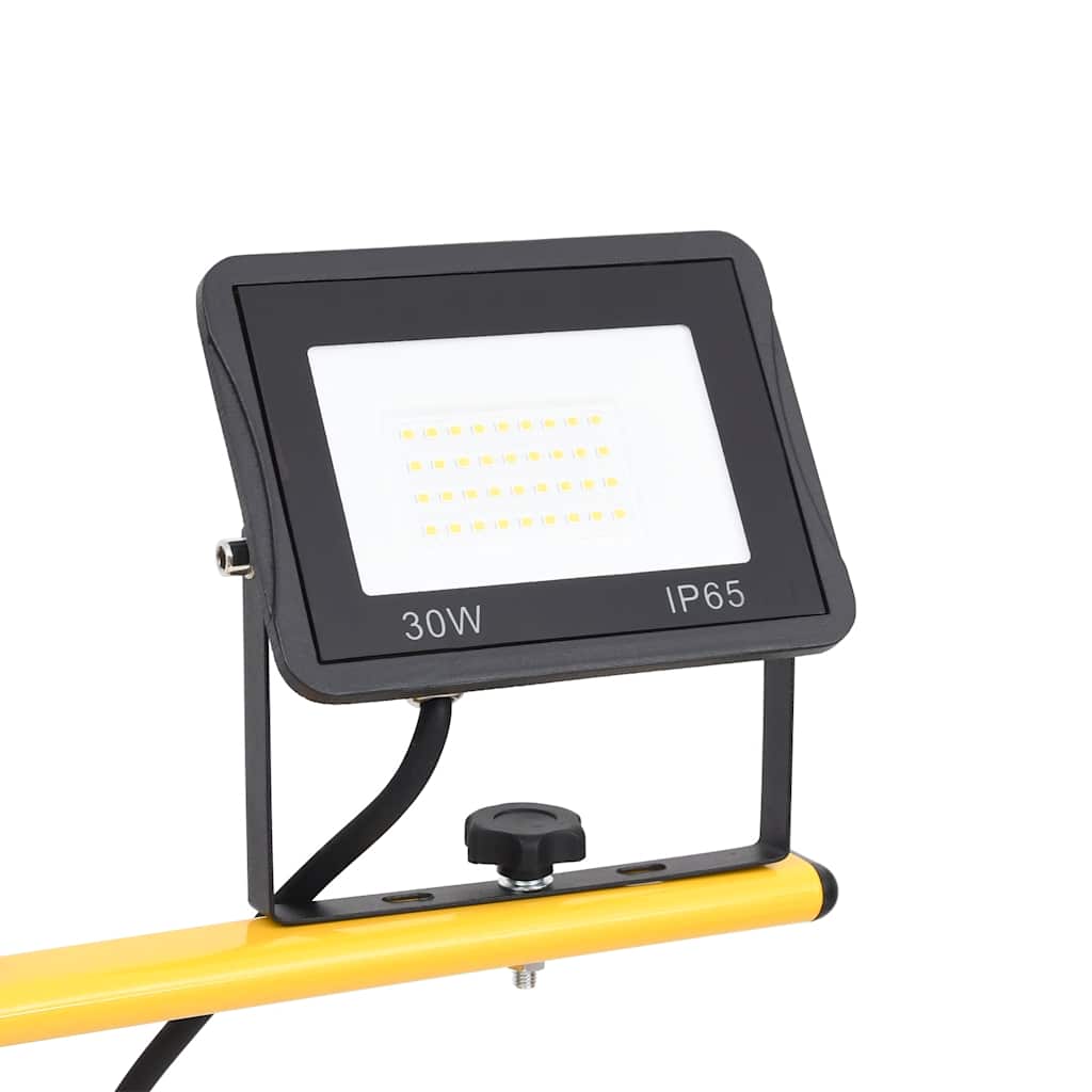 vidaXL Προβολέας LED με Τρίποδο Ψυχρό Λευκό 2 x 30 W