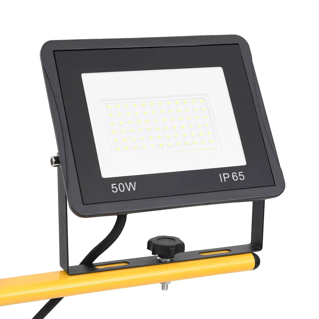 vidaXL Προβολέας LED με Τρίποδο Ψυχρό Λευκό 2 x 50 W