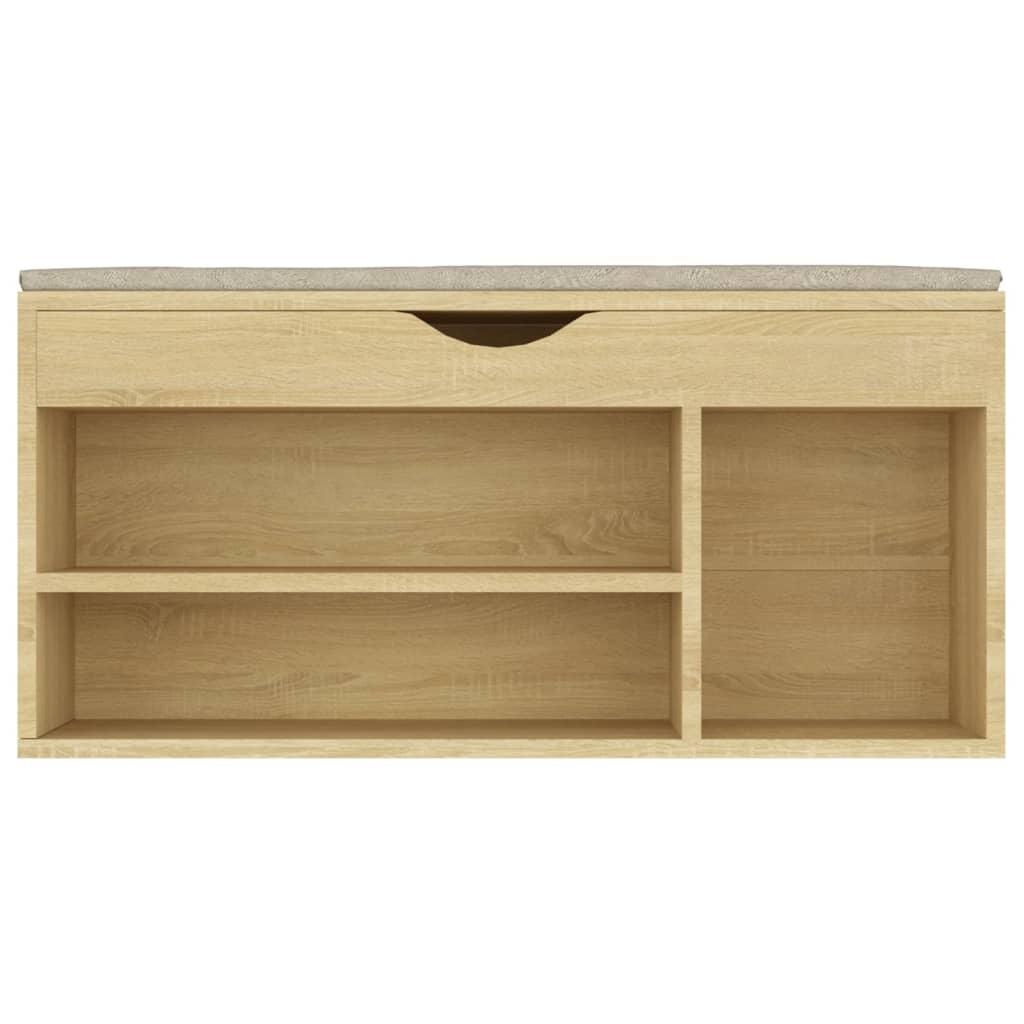 vidaXL Παπουτσοθήκη Sonoma Δρυς 104x30x49εκ Επεξεργασμένο Ξύλο