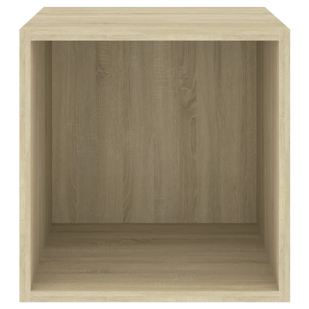 vidaXL Ντουλάπια Τοίχου 2 τεμ. Sonoma Δρυς 37x37x37εκ. από Επεξ. Ξύλο
