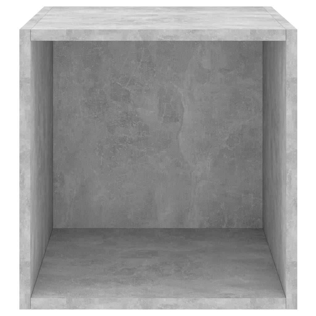 vidaXL Ντουλάπια Τοίχου 2 τεμ. Γκρι Σκυρ. 37x37x37 εκ. από Επεξ. Ξύλο