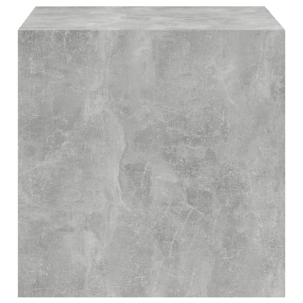 vidaXL Ντουλάπια Τοίχου 2 τεμ. Γκρι Σκυρ. 37x37x37 εκ. από Επεξ. Ξύλο