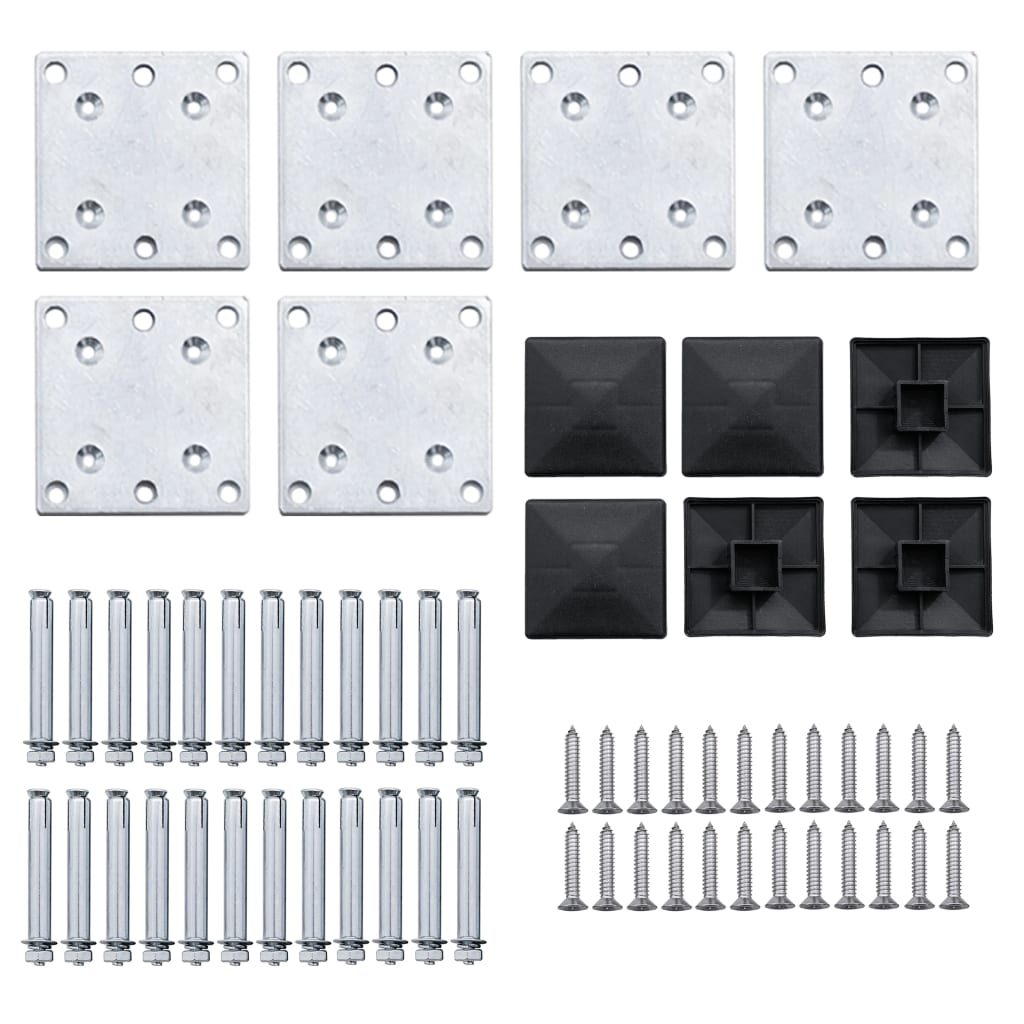 vidaXL Σετ Πάνελ Περίφραξης Καφέ 872 x 146 εκ. από WPC