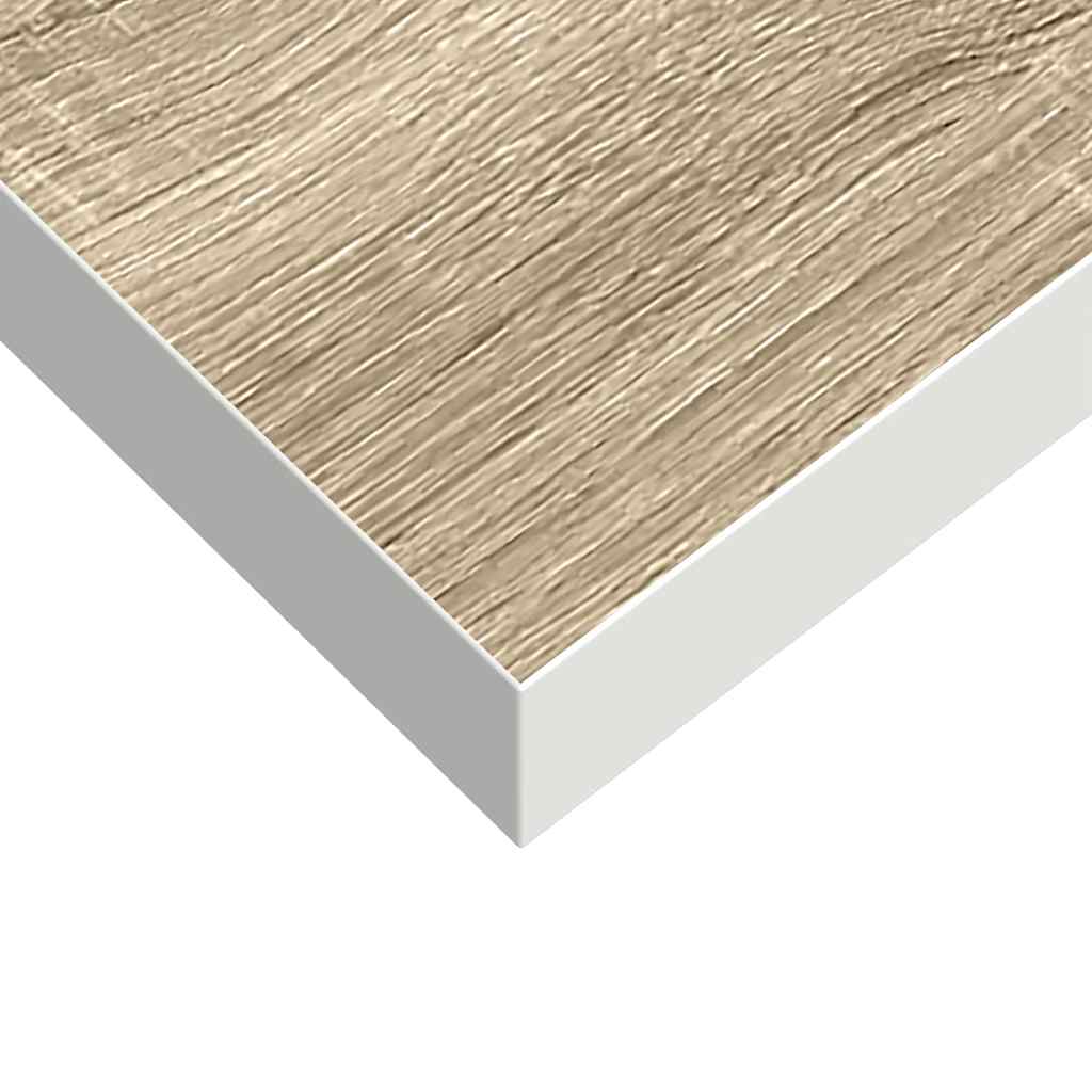 vidaXL Ράφι Τοίχου Δρυς και Άσπρο 23 x 23,5 x 3,8 εκ. από MDF