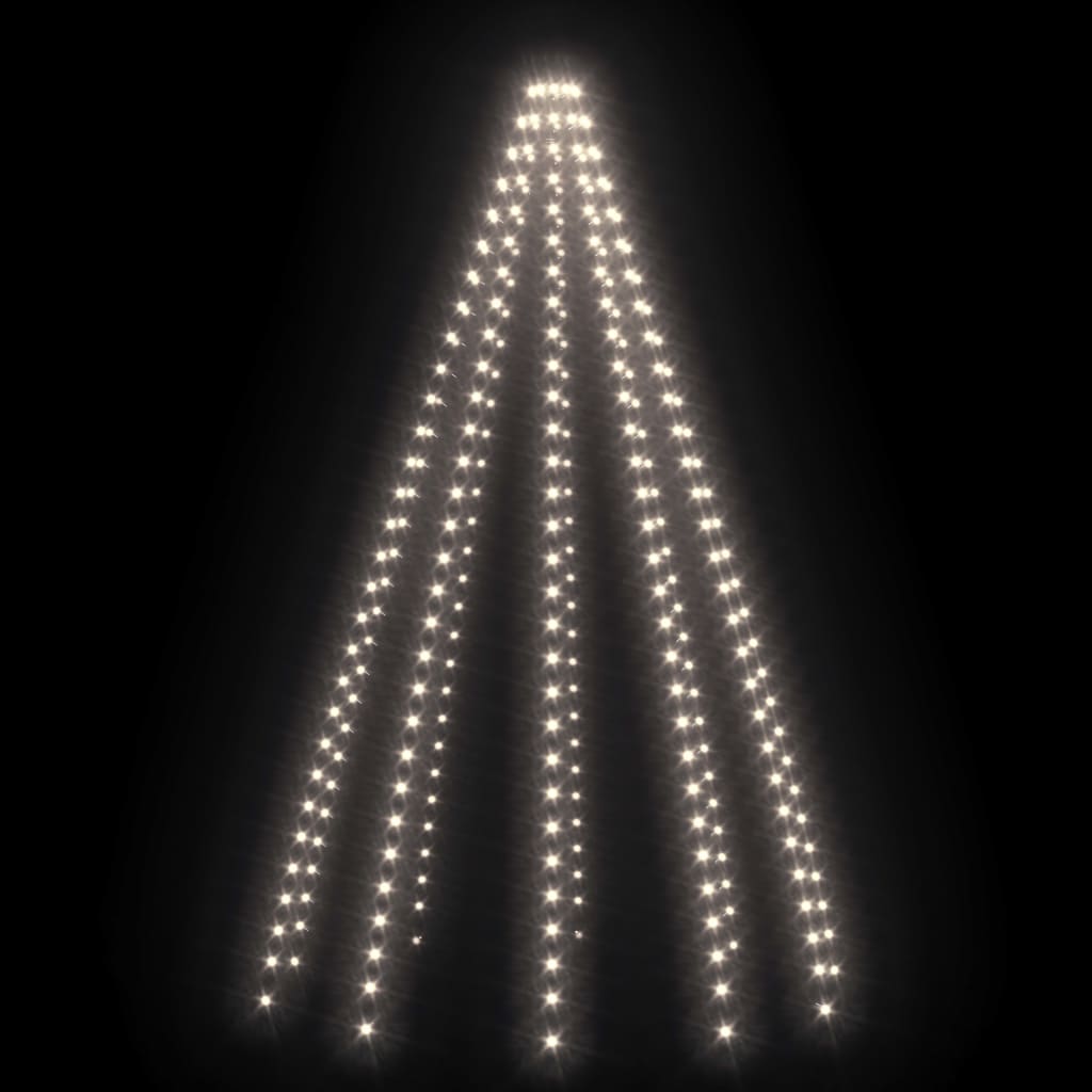 vidaXL Χριστουγεννιάτικα Λαμπάκια Χταπόδι 300 LED Ψυχρό Λευκό 250 εκ.