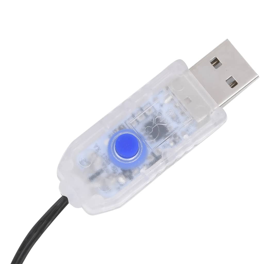 vidaXL Χριστουγεννιάτικα Λαμπάκια Χταπόδι 300 LED Ψυχρό Λευκό 250 εκ.