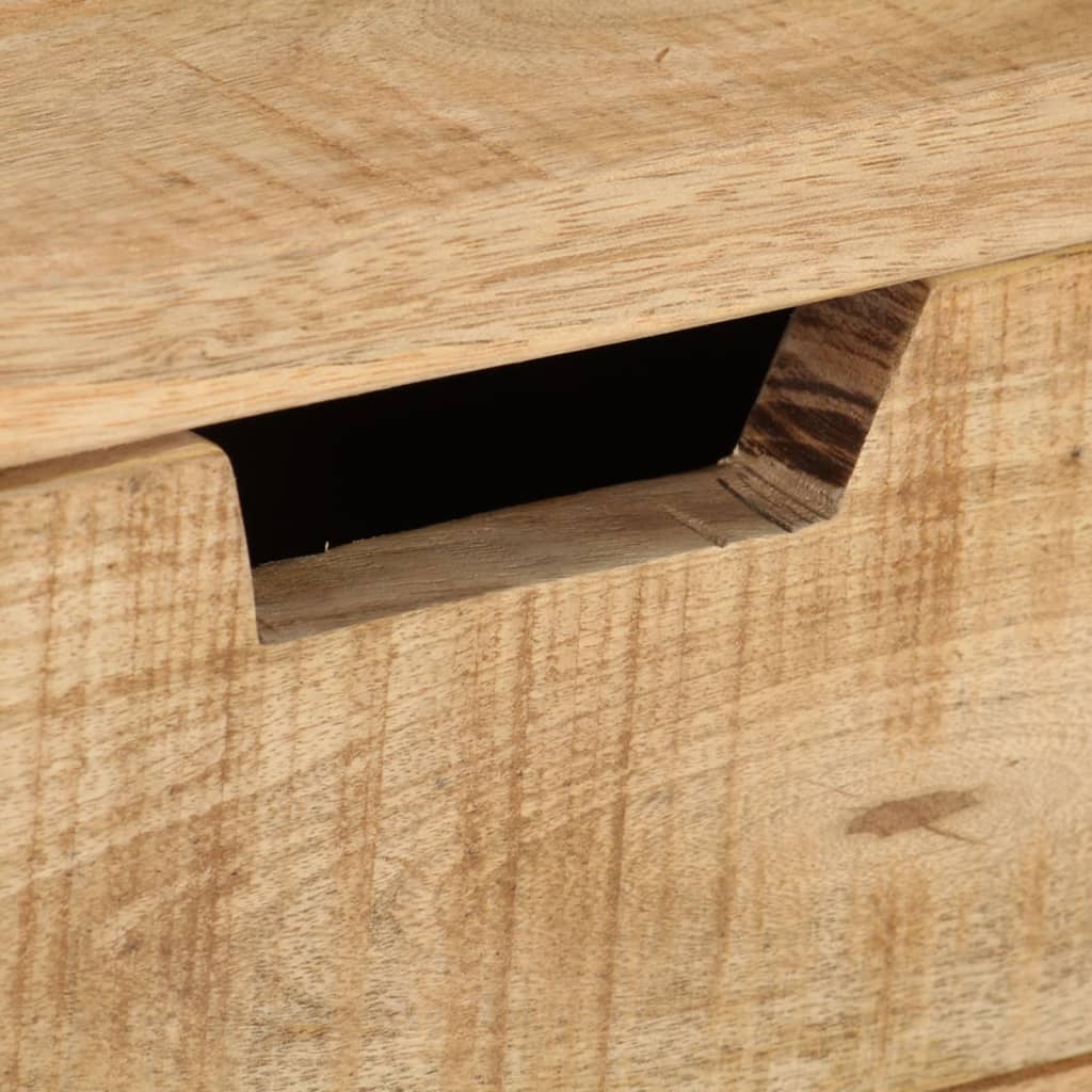 vidaXL Γραφείο 100 x 45 x 90 εκ. από Μασίφ Ακατέργαστο Ξύλο Μάνγκο