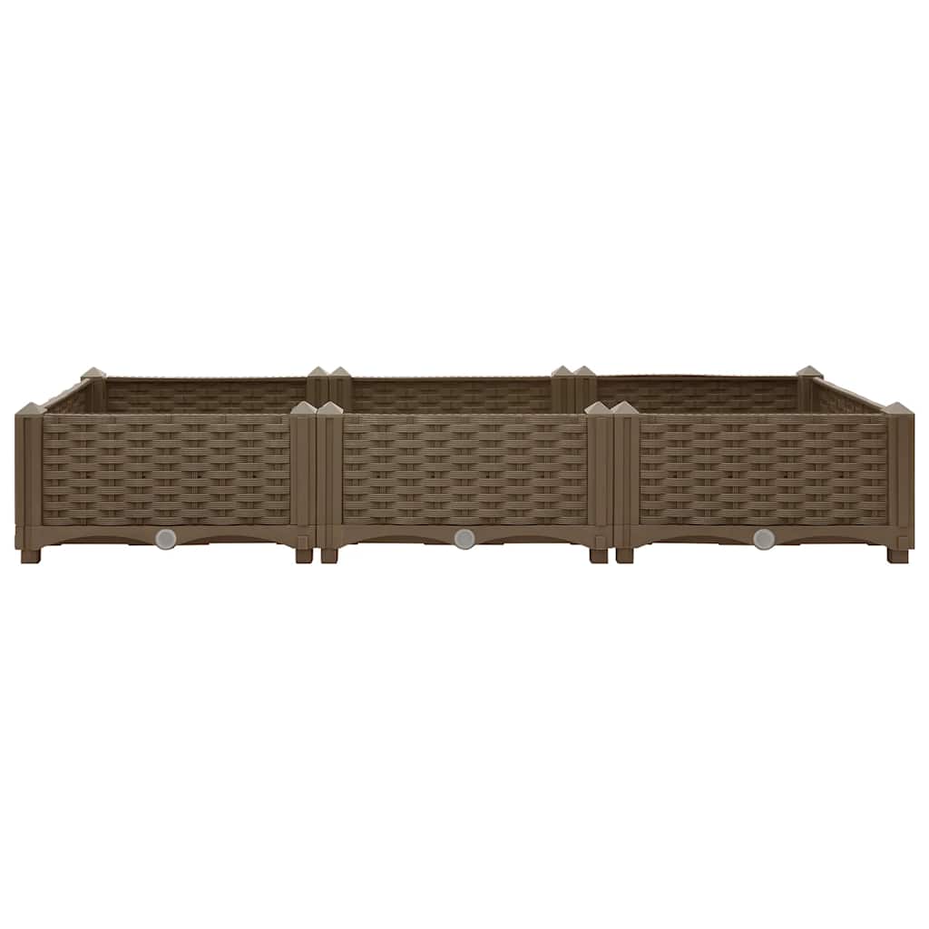 vidaXL Ζαρντινιέρα 120 x 40 x 23 εκ. από Πολυπροπυλένιο