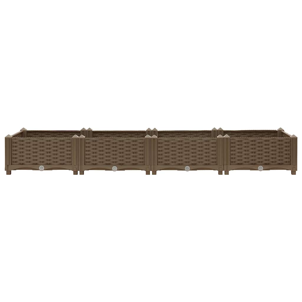vidaXL Ζαρντινιέρα 160 x 40 x 23 εκ. από Πολυπροπυλένιο