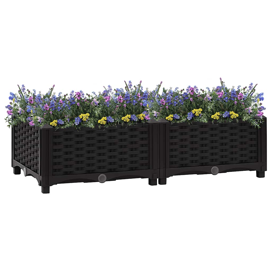 vidaXL Ζαρντινιέρα 80 x 40 x 23 εκ. από Πολυπροπυλένιο