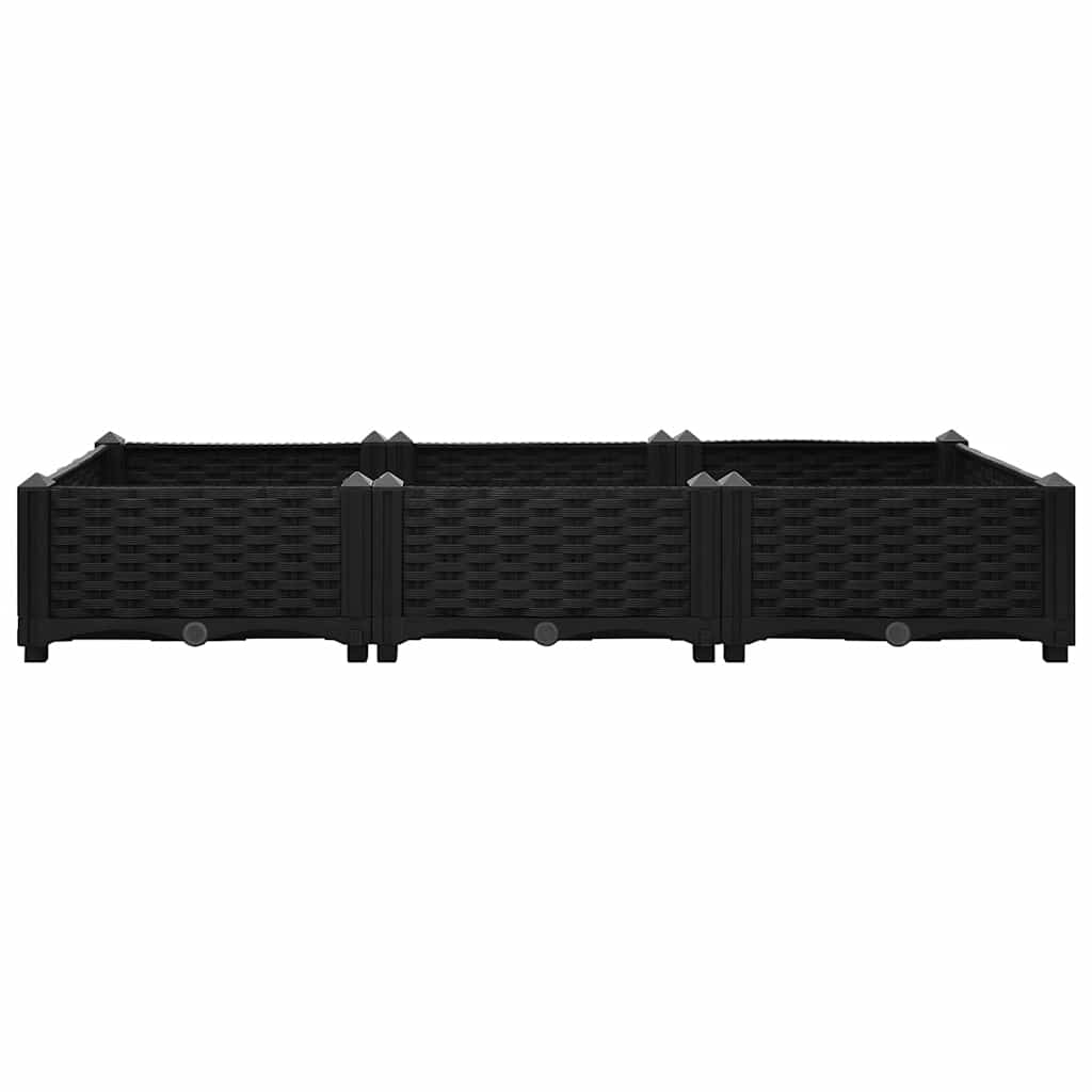 vidaXL Ζαρντινιέρα 120 x 40 x 23 εκ. από Πολυπροπυλένιο