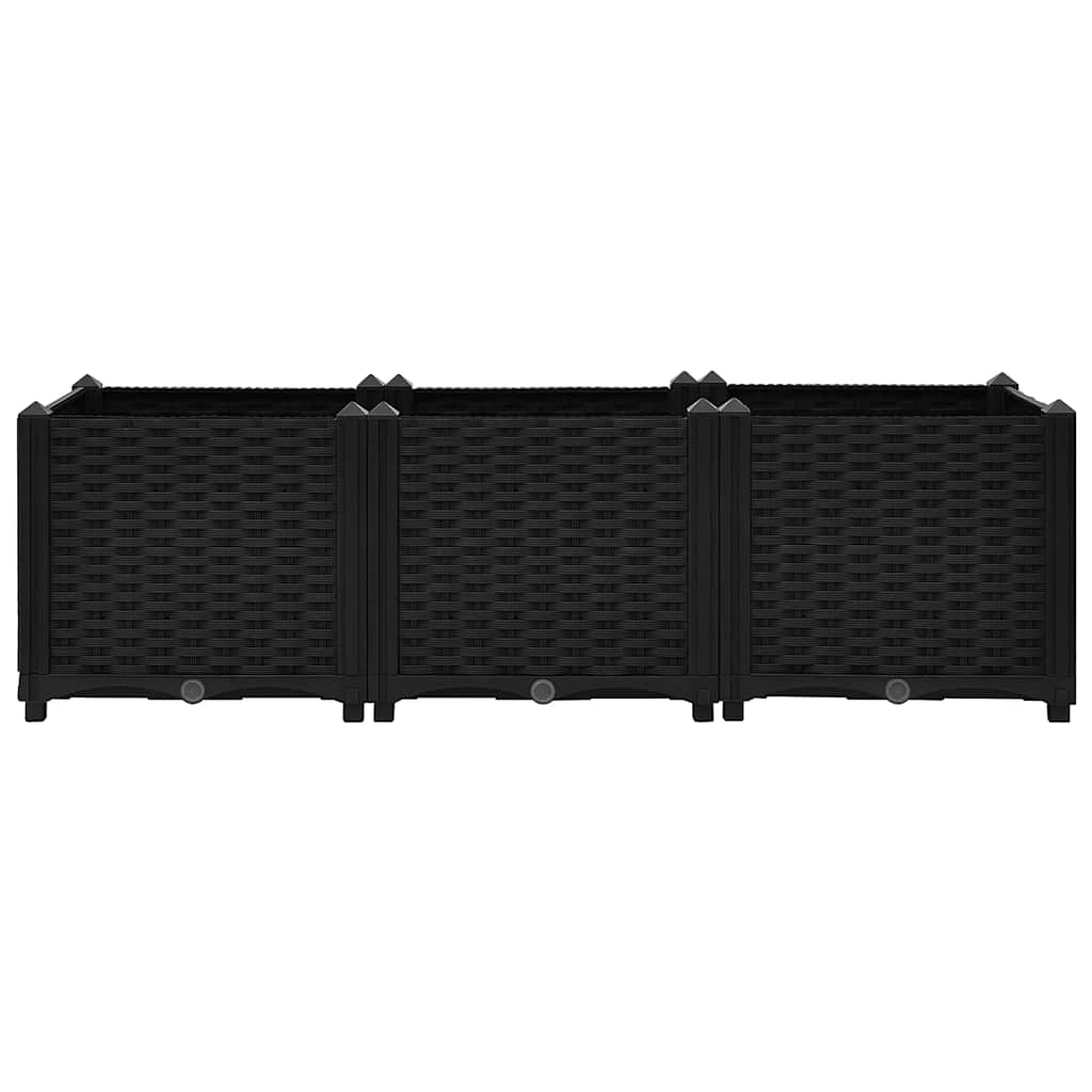 vidaXL Ζαρντινιέρα 120 x 40 x 38 εκ. από Πολυπροπυλένιο