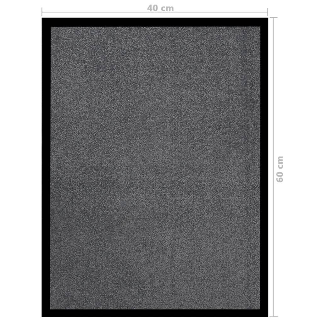 vidaXL Πατάκι Εισόδου Ανθρακί 40 x 60 εκ.