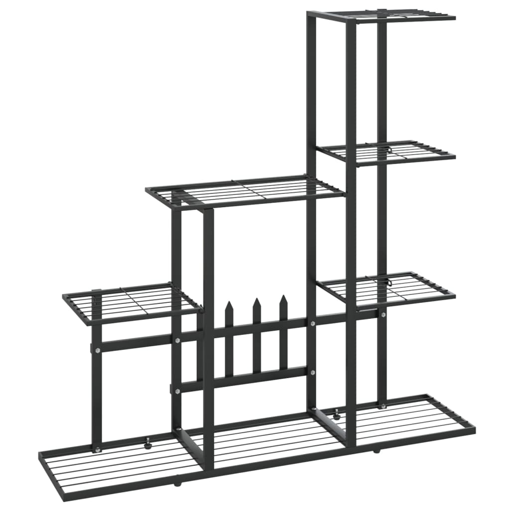 vidaXL Ανθοστήλη Μαύρη 94,5 x 25 x 88 εκ. Μεταλλική