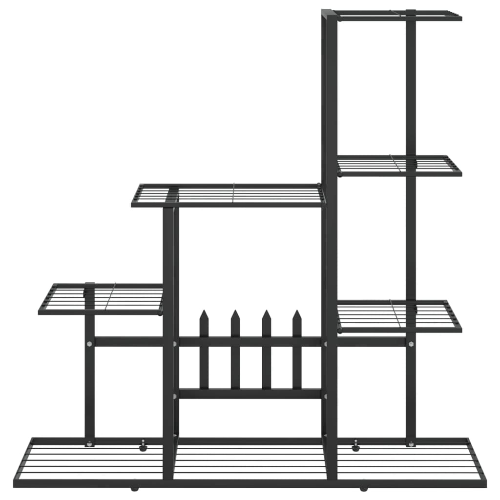 vidaXL Ανθοστήλη Μαύρη 94,5 x 25 x 88 εκ. Μεταλλική