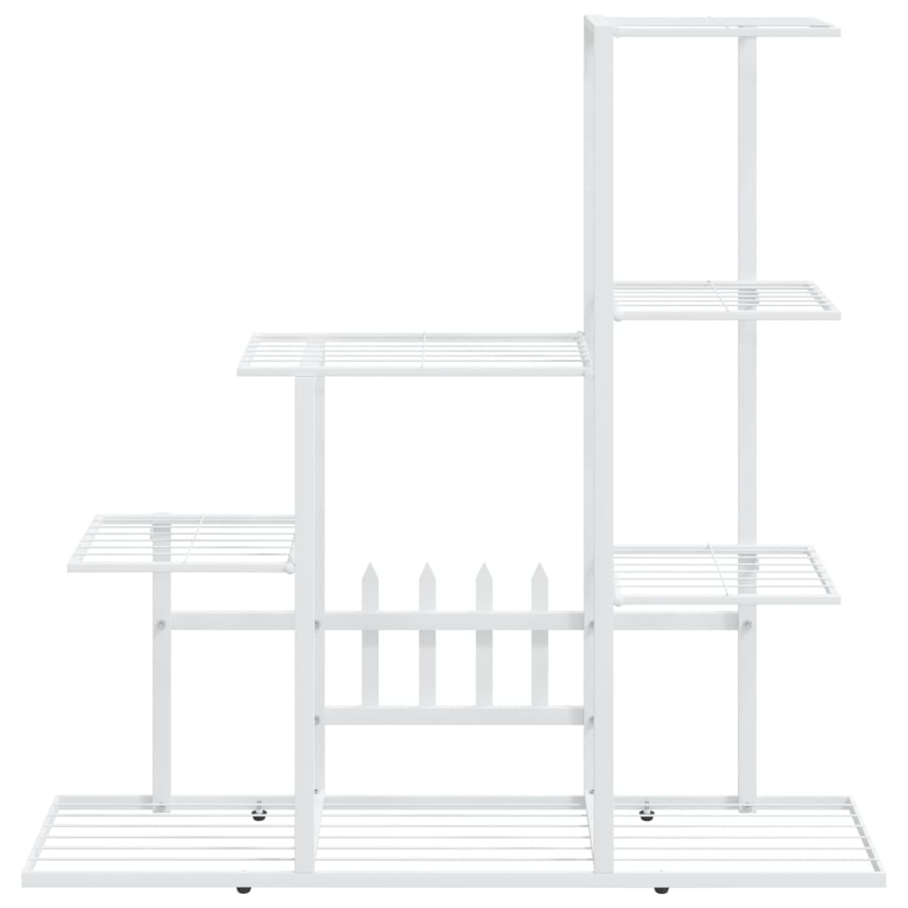 vidaXL Ανθοστήλη Λευκή 94,5 x 25 x 88 εκ. Μεταλλική