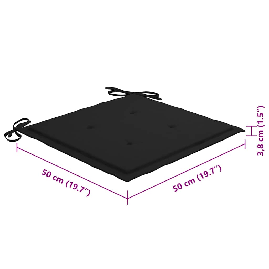 vidaXL Καρέκλες Κήπου 8 τεμ. Γκρι από Μασίφ Ξύλο Ακακίας με Μαξιλάρια