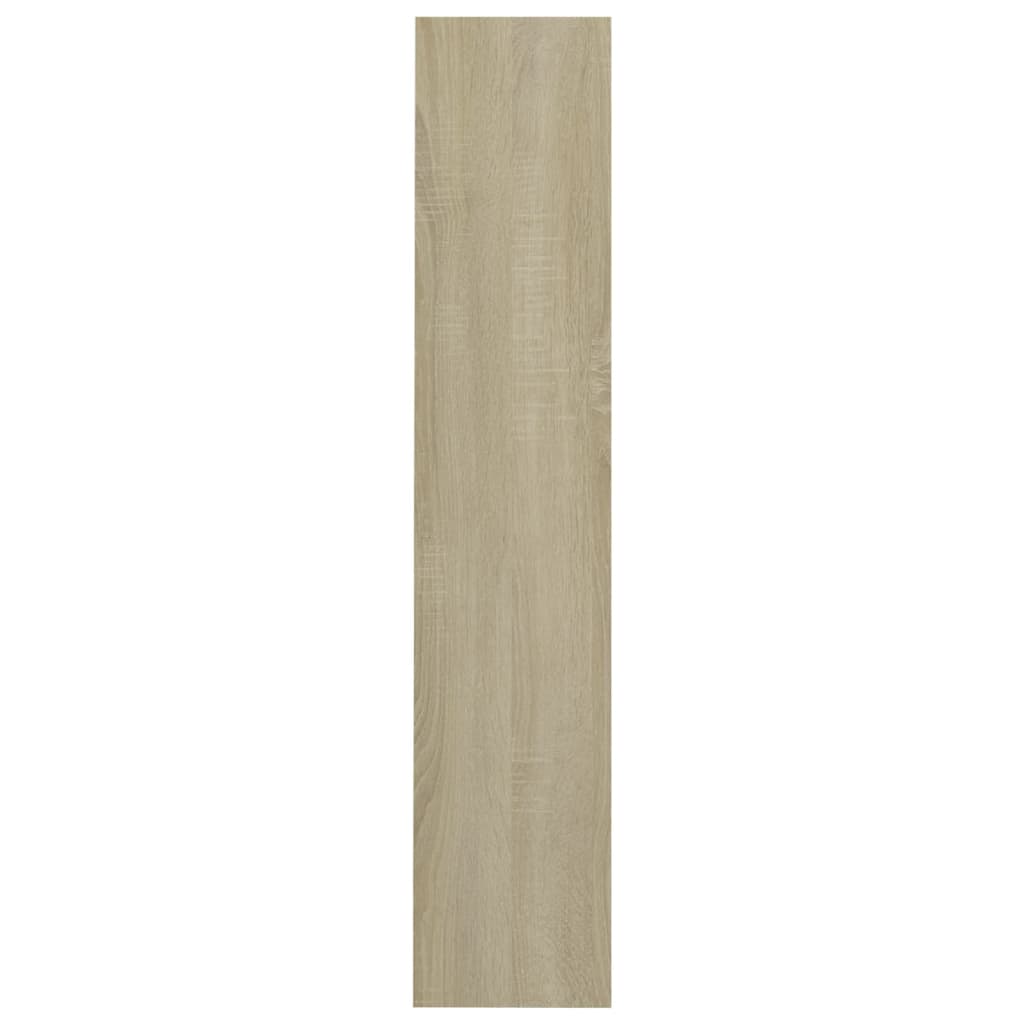 vidaXL Παπουτσοθήκη Τοίχου Sonoma Δρυς 60x18x90 εκ. Μοριοσανίδα