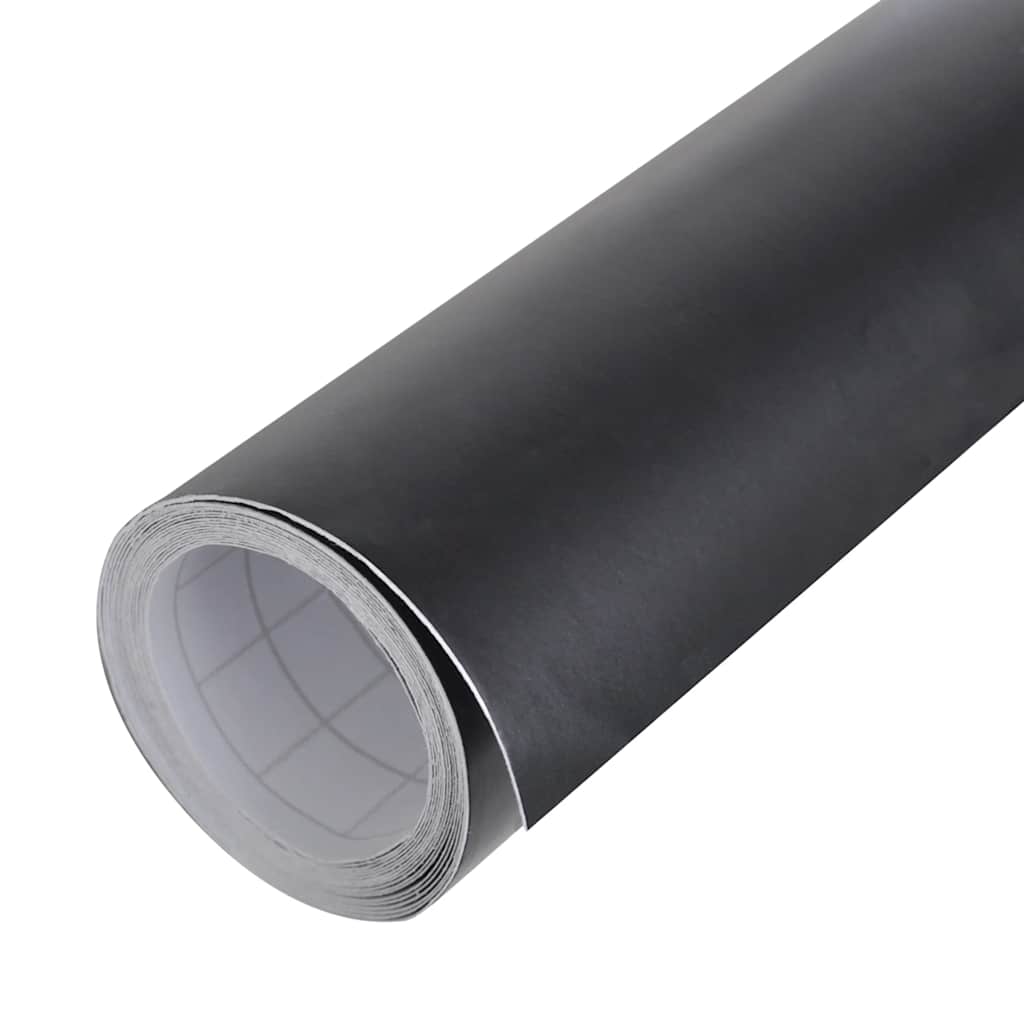 vidaXL Μεμβράνη Αυτοκινήτου Μαύρη Ματ 100 x 150 εκ.