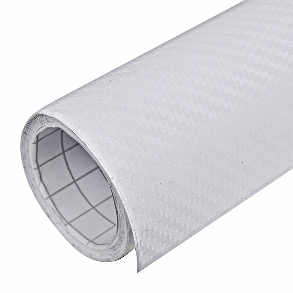 vidaXL Μεμβράνες Αυτοκινήτου 3D 2 τεμ. Λευκές 100 x 150 εκ.