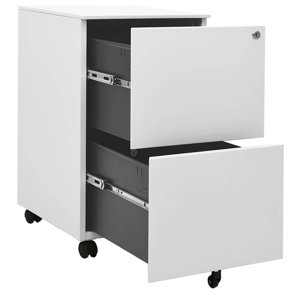 vidaXL Αρχειοθήκη Φορητή Ανοιχτό Γκρι 39 x 45 x 67 εκ. Ατσάλινη