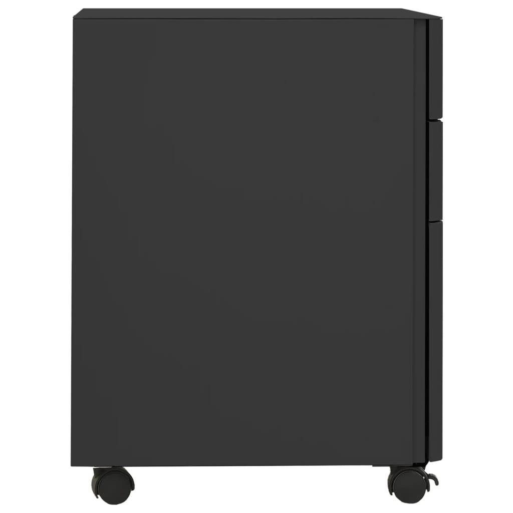 vidaXL Αρχειοθήκη Φορητή Ανθρακί 30 x 45 x 59 εκ. Ατσάλινη