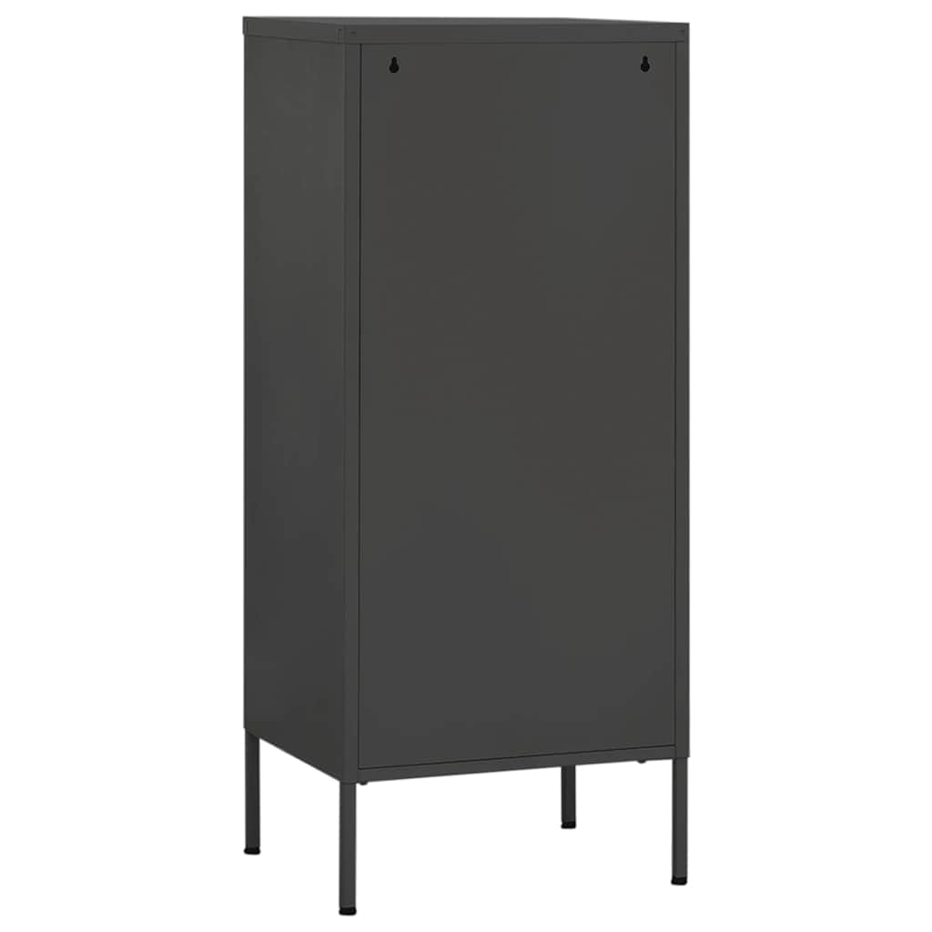vidaXL Ντουλάπι Αποθήκευσης Ανθρακί 42,5x35x101,5 εκ. από Ατσάλι