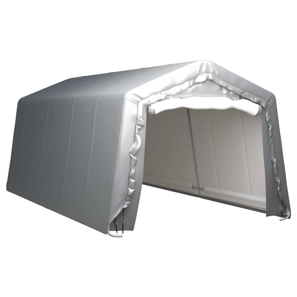 vidaXL Τέντα αποθήκευσης Γκρι 300 x 600 εκ. από Ατσάλι