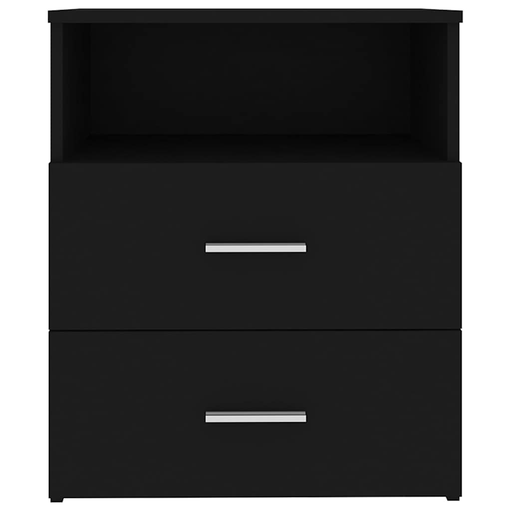 vidaXL Κομοδίνο Μαύρο 50 x 32 x 60 εκ.
