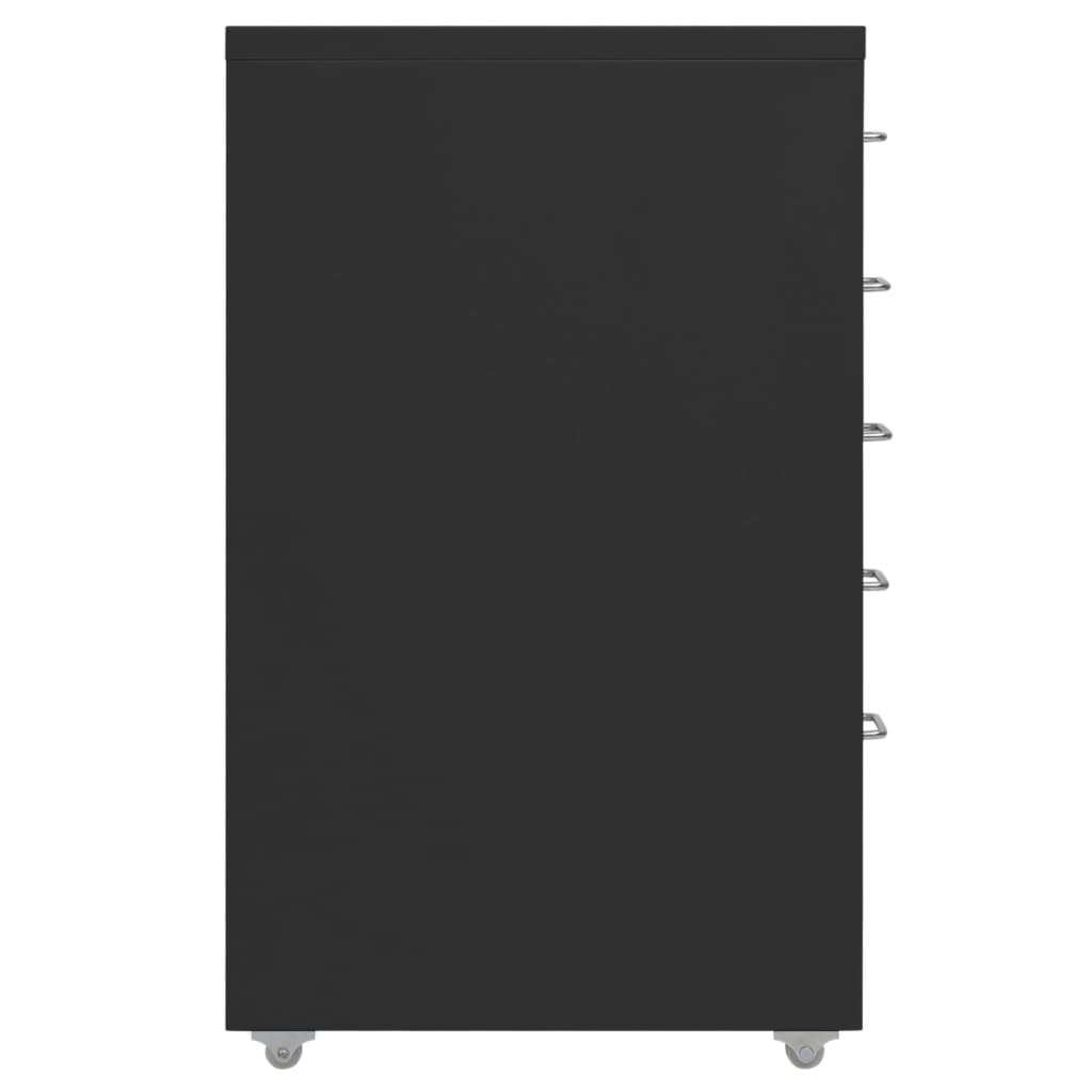 vidaXL Αρχειοθήκη Φορητή Λευκή 28 x 41 x 69 εκ. Μεταλλική