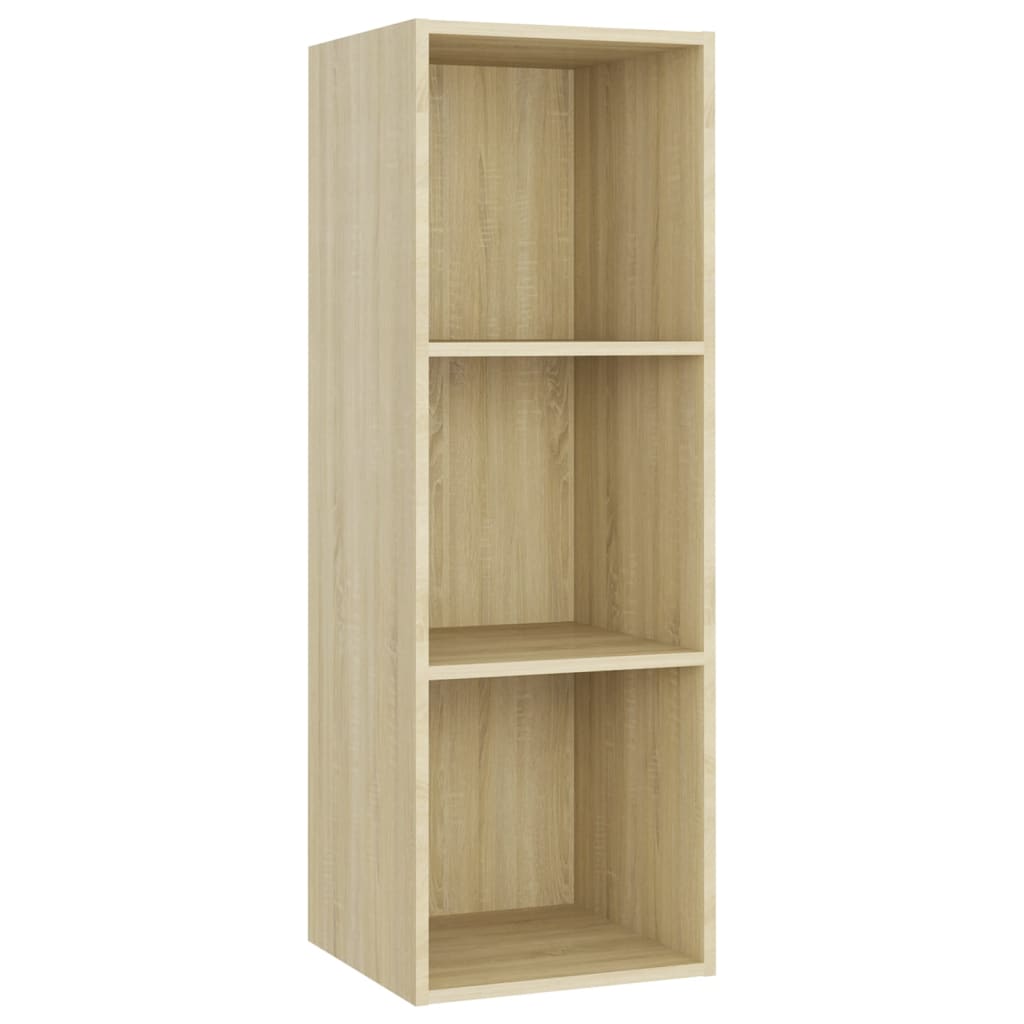 vidaXL Έπιπλα Τηλεόρασης 4 τεμ. Sonoma Δρυς 107x35x37 εκ. Μοριοσανίδα