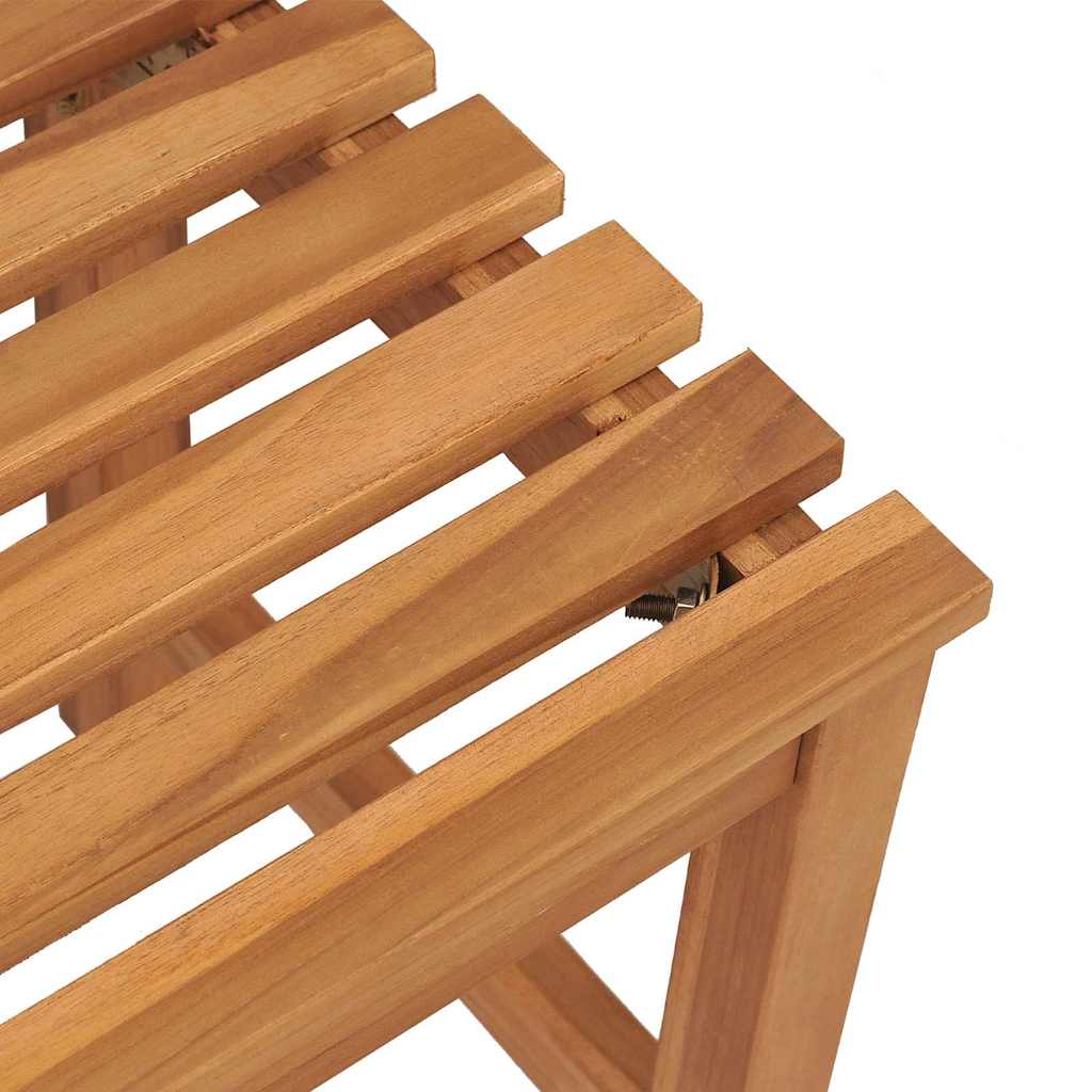 vidaXL Παγκάκι Κήπου 114 εκ. από Μασίφ Ξύλο Teak