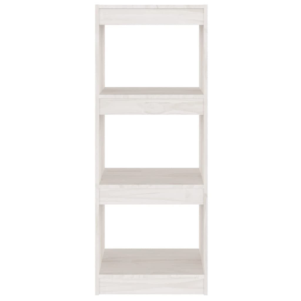 vidaXL Βιβλιοθήκη/Διαχωριστικό Χώρου Λευκό 40x30x103,5 εκ. Ξύλο Πεύκου