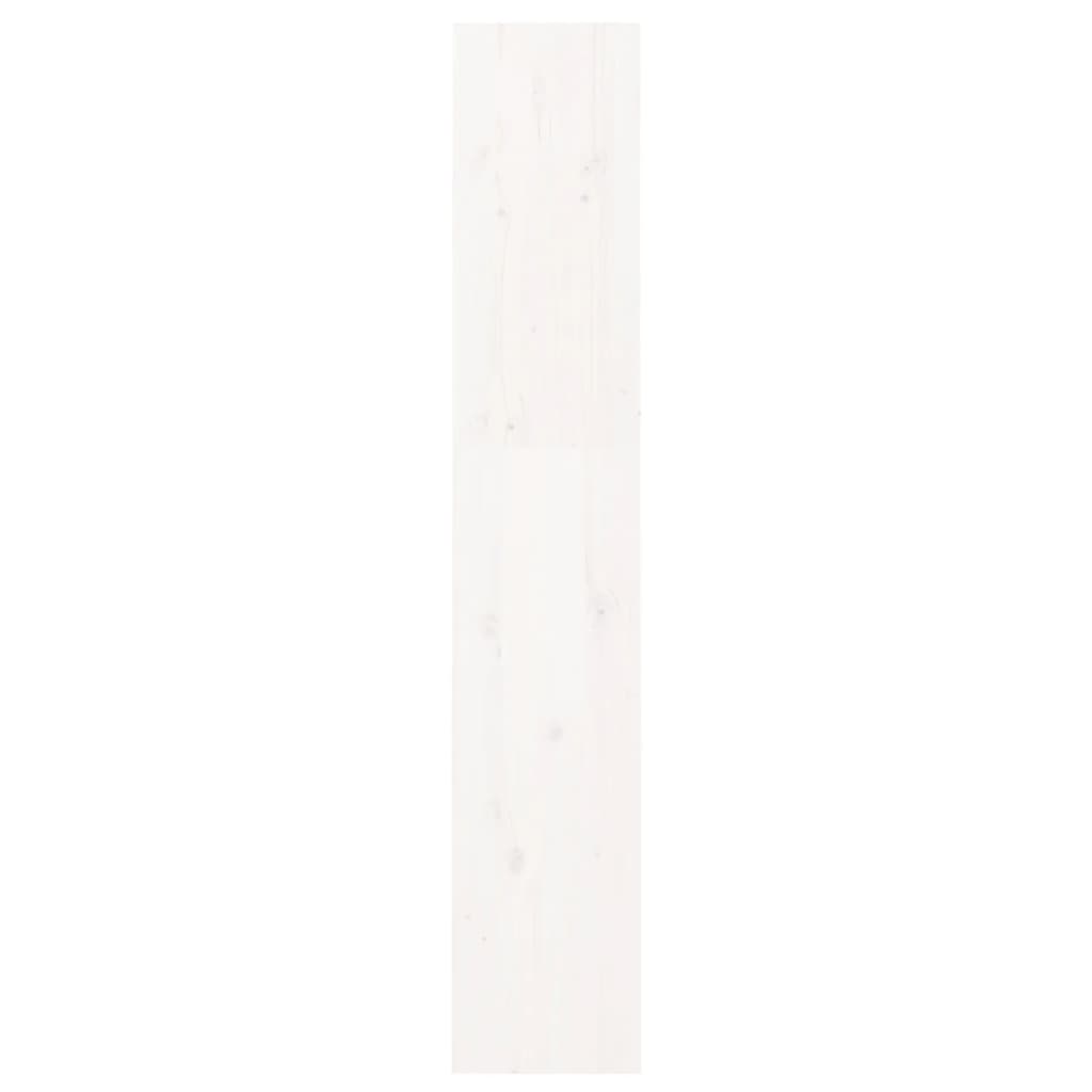 vidaXL Βιβλιοθήκη/Διαχωριστικό Χώρου Λευκή 60x30x167,5 εκ. Μασίφ Πεύκο