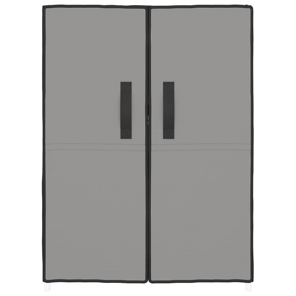 vidaXL Ντουλάπα Παπουτσιών Γκρι 60 x 28 x 90 εκ. Υφασμάτινη