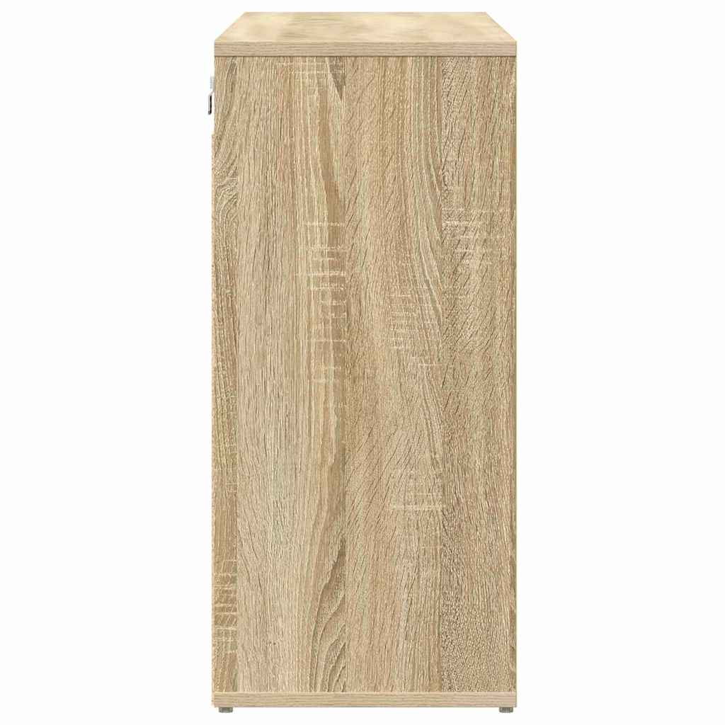 vidaXL Παπουτσοθήκη Sonoma Δρυς 103 x 30 x 67 εκ. Επεξεργασμένο ξύλο