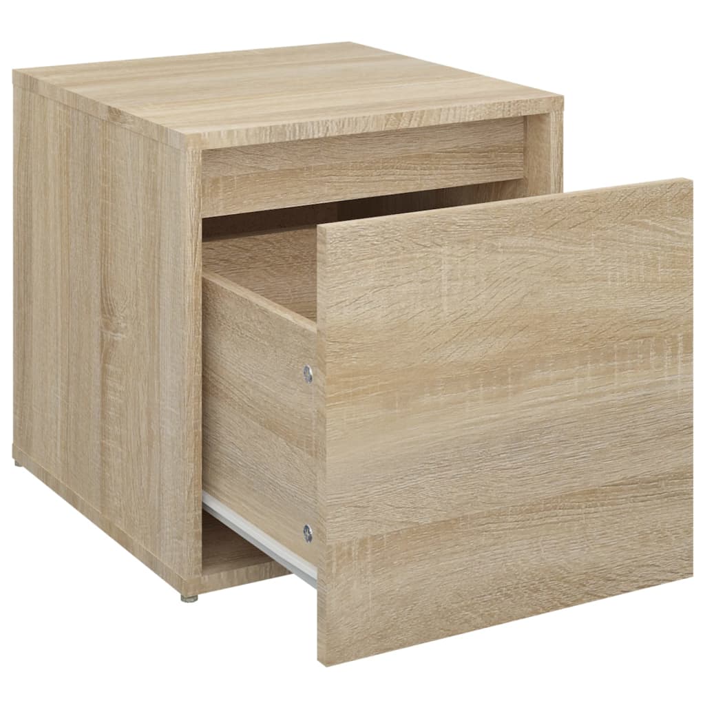 vidaXL Κουτί με Συρτάρι Sonoma Δρυς 40,5x40x40 εκ. Επεξεργασμένο Ξύλο