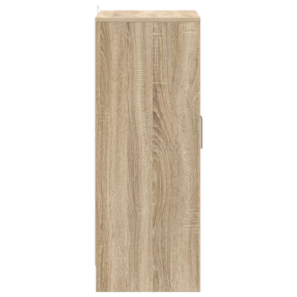 vidaXL Παπουτσοθήκη Sonoma Δρυς 60 x 35 x 92 εκ. από Επεξ. Ξύλο
