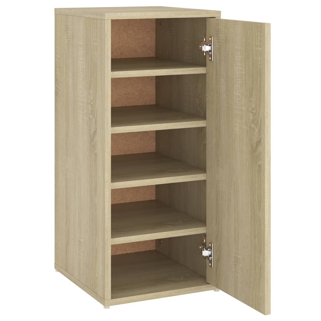 vidaXL Παπουτσοθήκη Sonoma Δρυς 32 x 35 x 70 εκ. από Μοριοσανίδα