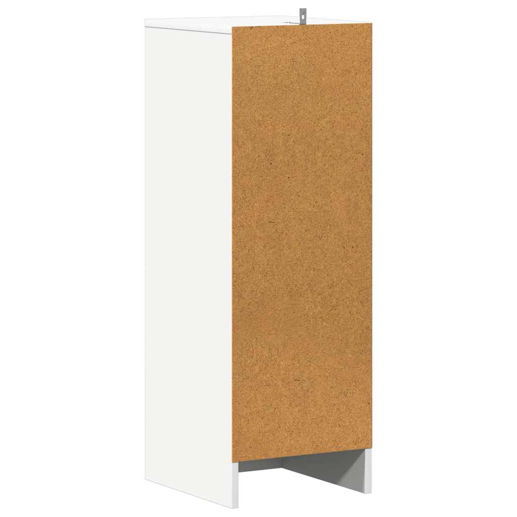 vidaXL Παπουτσοθήκη Λευκή 31,5 x 35 x 90 εκ. από Επεξ. Ξύλο