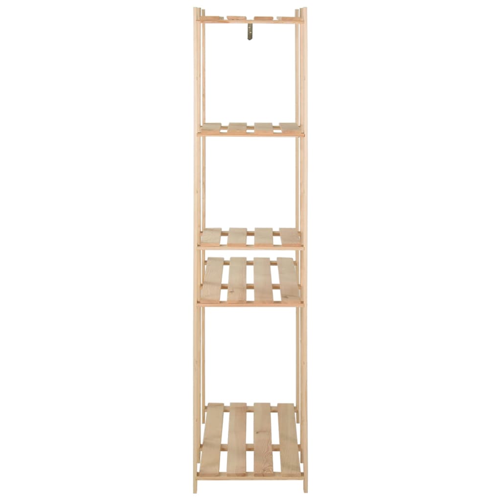 vidaXL Κρεμάστρα Ρούχων Δαπέδου 110x38x170 εκ. από Μασίφ Ξύλο Πεύκου