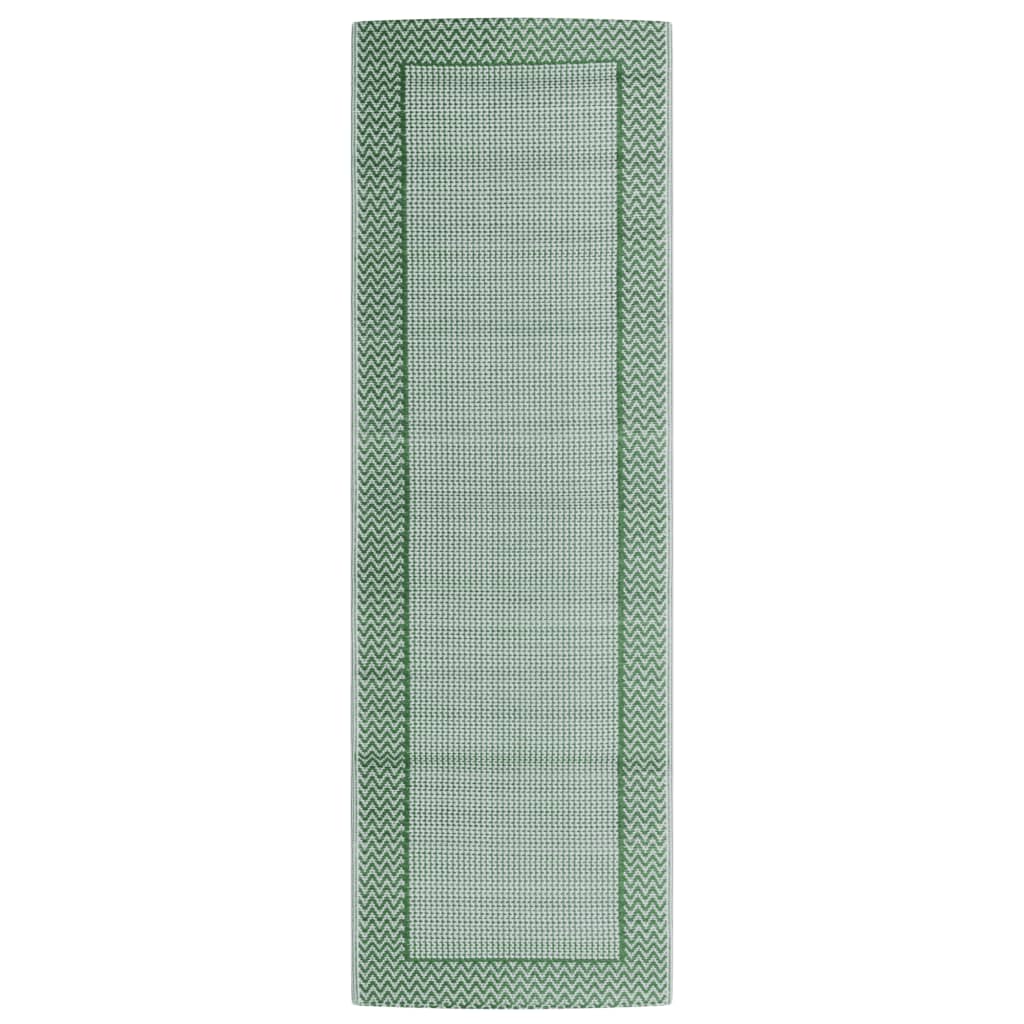 vidaXL Χαλί εξωτερικού χώρου ARAKIL Πράσινο 80x250 cm PP