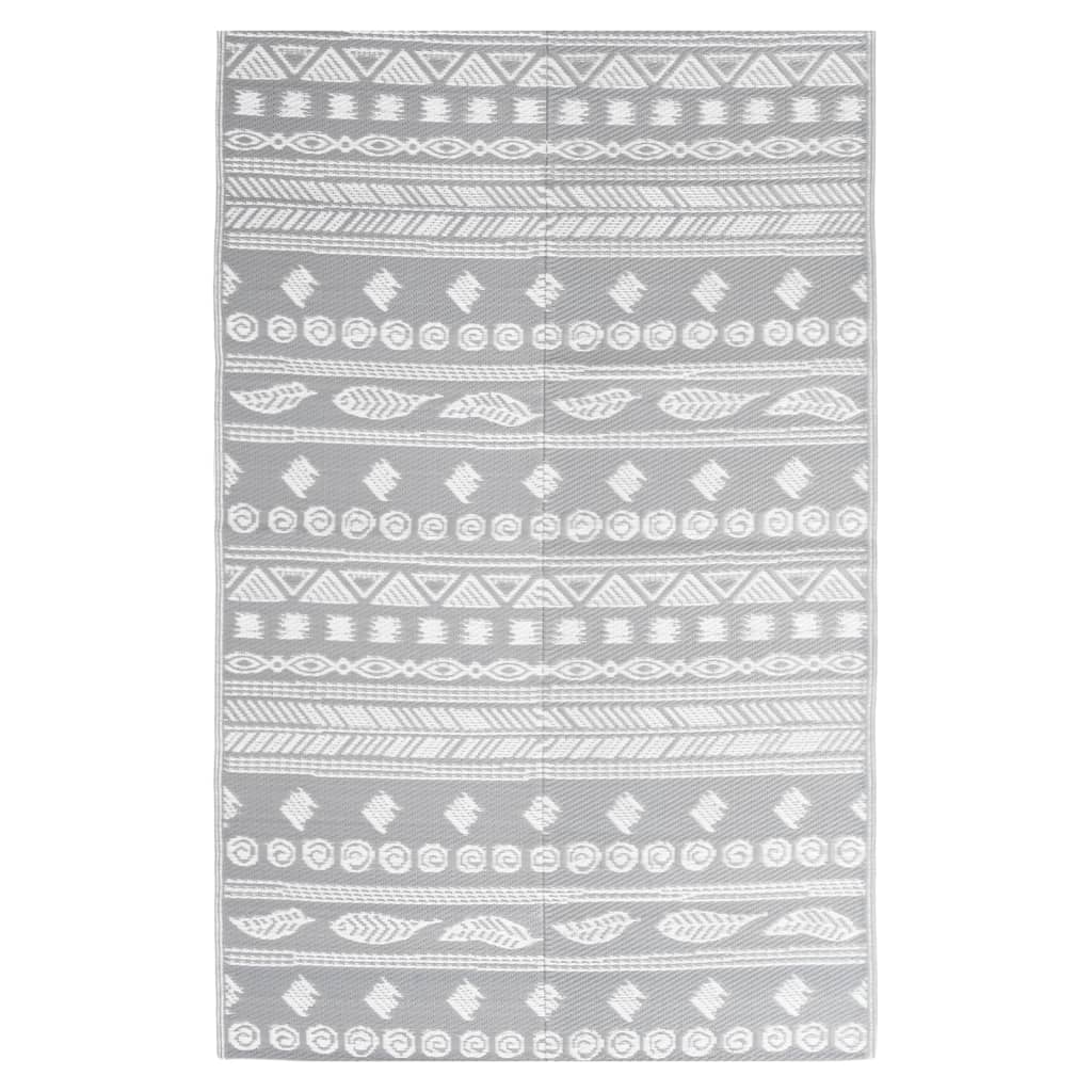 vidaXL Χαλί εξωτερικού χώρου ARAKIL Γκρι 160x230 cm PP